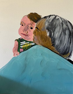 Grandma 80x100cm acrylic on canvas